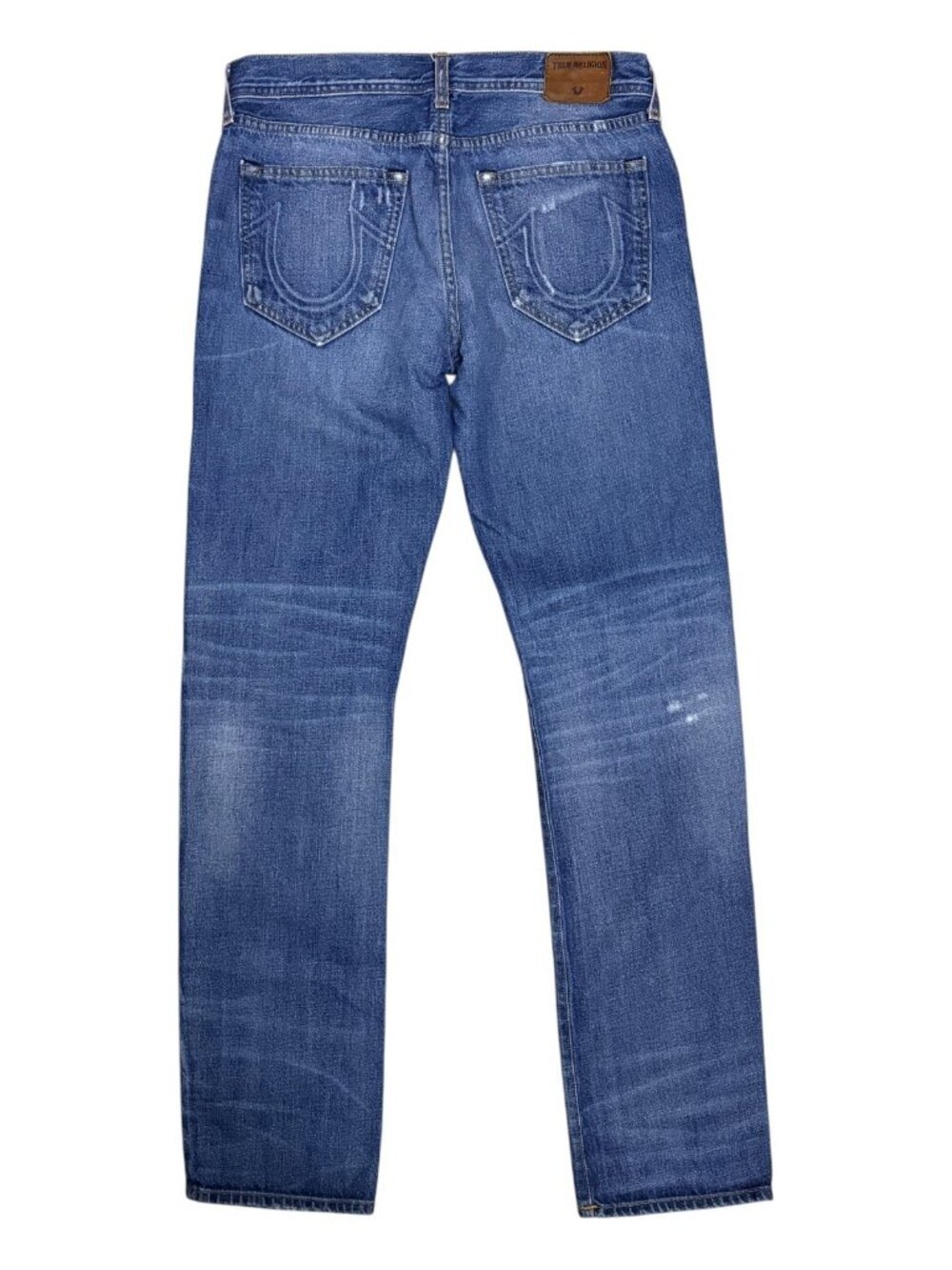 TRUE RELIGION Jeans GENO Relaxed Slim Designer Denim Pants Mens 32x34